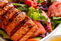 Grilled Caesar Salmon Fillets