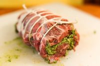 Lamb Roast Stuffed with Rosemary and Garlic